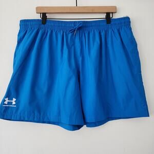 NEW Under Armour loose Volley Shorts‎ blue mens size 2XL